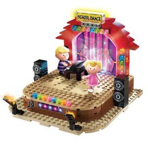 NEW Peanuts Movie School Dance Lite Brix Building Set - 182 Pieces